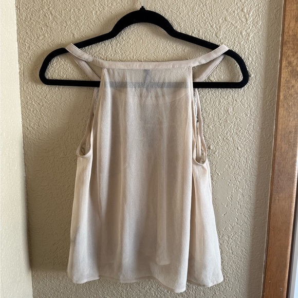 RAGA Beige Tank Top with‎ Silver Embellishments - Picture 2 of 4